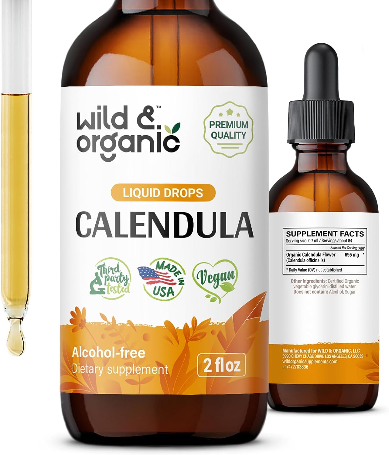 Unveiling the Golden Secret: Organic Calendula Tincture – Nature’s Marvel